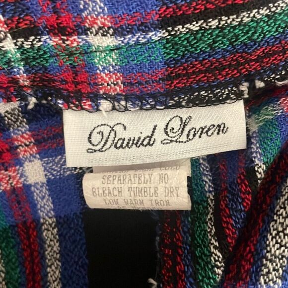 Vintage 90’s Plaid Academia Front Pleated Mini Skirt 8 - Picture 6 of 9